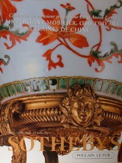 Sotheby's, Paris 27 juin 2001. Collection de monsieur et madame …
