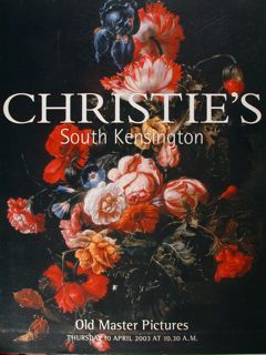 Chtistie's Sout Kensington, 10 April 2003. Old Master Pictures.