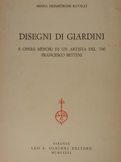 Disegni di giardini e opere minori di un artista del …