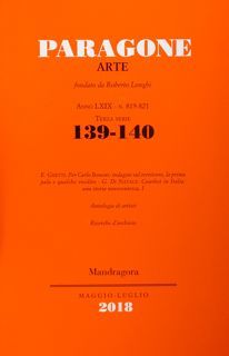 PARAGONE ARTE Anno LXIX - Terza serie - Numero 139-140 …