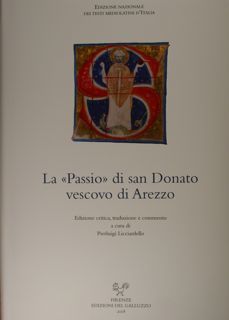 La 'Passio' di San Donato vescovo di Arezzo.