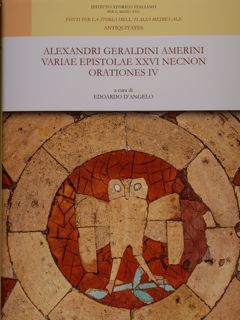 Alexandri Geraldini Amerini variae epistolae XXVI necnon orationes IV.