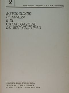 Metodologie di analisi e di catalogazione dei beni culturali.