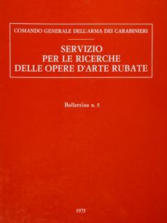 Comando generale dell'Arma dei Carabinieri. Servzio per le ricerche delle …