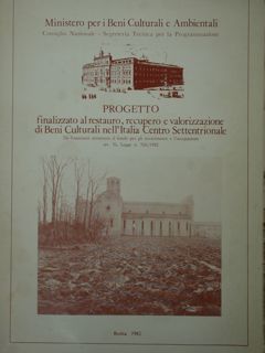 Progetto finalizzato al restauro, recupero e valorizzazione di Beni Culturali …