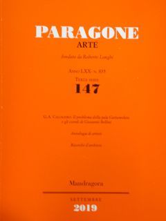 PARAGONE ARTE Anno LXX - Terza serie - Numero 147 …