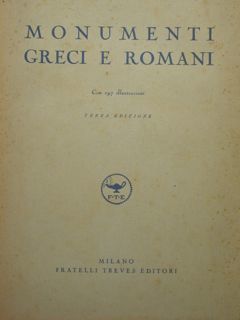 Monumenti Greci e Romani.