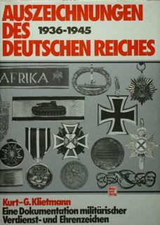 Auszeichnungen des deutschen reiches 1936-1945,