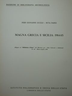 Magna Grecia e Sicilia: 1984-85.