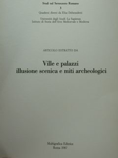 Le decorazioni settecentesche di palazzo Corsini alla Lungara. Articolo estratto …