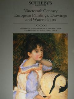 Nineteenth Century European Paintings, Drawings and Watercolours. Sotheby's, London, St. …