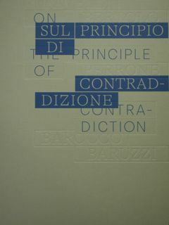 Sul Principio di contraddizione. On the Principle of contradiction. Torino, …