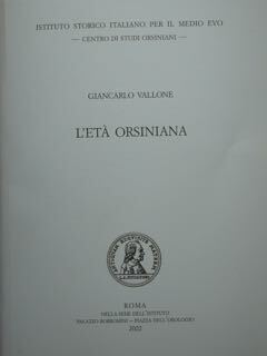 L'Età Orsiniana.