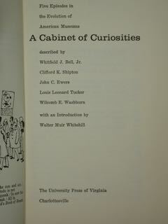A Cabinet of Curiosites. Five Episodes in ythe Evolution of …