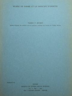 BLAISE DE PARME ET LE PRINCIPE D'INERTIE