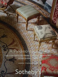 A Piedmontese Villa. The contents of Vigna Corte di Bonvicino …