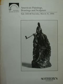 American Paintings, Drawings and Sculpture. New York, March 31, 1994.