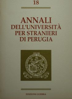 Annali dell'università per stranieri di Perugia.