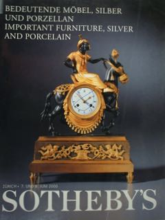 Bedeutende Möbel, Silber und Porzellan. Important Furniture, Silver and Porcelain. …