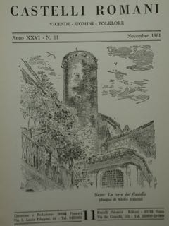 CASTELLI ROMANI. VICENDE - UOMINI - FOLKLORE. Anno XXVI - …