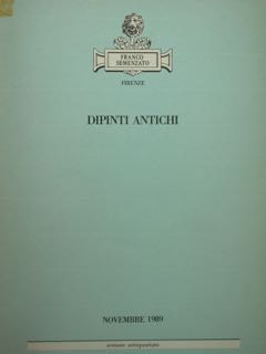 DIPINTI ANTICHI. Venezia. Giovedì 30 Novembre 1989.