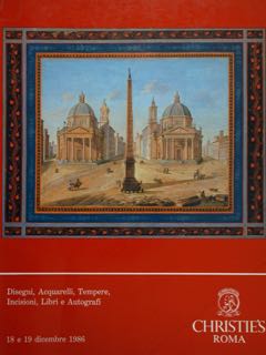 Disegni, Acquarelli, Tempere, Incisioni, Libri e Autografi. Roma, 18 e …