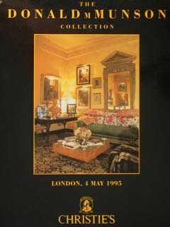 Donald Munson Collection. London, 4 May 1995.