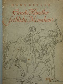 Ernste Kunstler frohliche Menschen. Zeichnungen und Aufzeichnungen deutscher kunstler in …