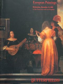 European Paintings. San Francisco, Wednesday, November 15, 2000.