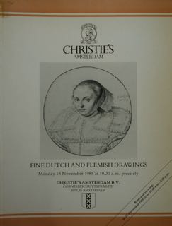Fine Dutch & Flemish Drawings. Amsterdam, 18 November 1985.