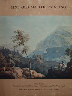 Fine Old Master Paintings. New York, June 16 / 17, …