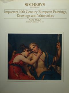 Important 19th Century European Paintings, Drawings and Watercolours. New York, …