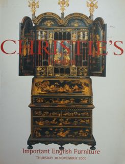 Important English Furniture. London, Thursday, 30 November 2000
