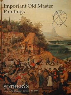 Important Old Master Paintings. New York, May 28, 1999.