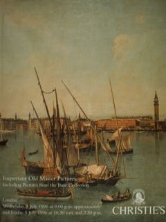 Important Old Master Pictures, Including Pictures from the Bute Collection. …
