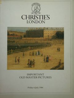 Important Old Master Pictures. London, Friday 6 April 1984.
