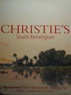 Impressionist and Nineteenth Century Art. South Kensington, Thursday 2 December …