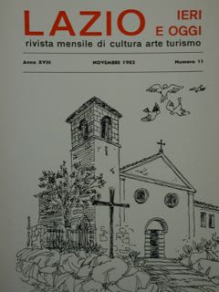 LAZIO. IERI E OGGI. rivista mensile di cultura arte turismo. …