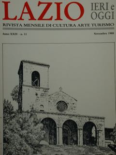 Lazio Ieri E Oggi. Rivista Mensile Di Cultura Arte Turismo. …