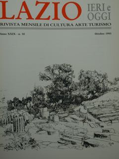 LAZIO. IERI E OGGI. RIVISTA MENSILE DI CULTURA ARTE TURISMO. …