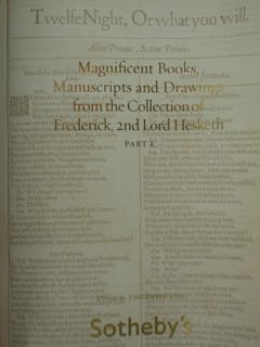 Magnificent Books, Manuscripts and Drawings from the collection of Frederick, …