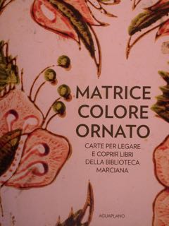 MATRICE COLORE ORNATO. Carte per legare e coprir libri della …