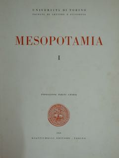 Mesopotamia I. Rivista di archeologia. Centro Scavi di Torino per …