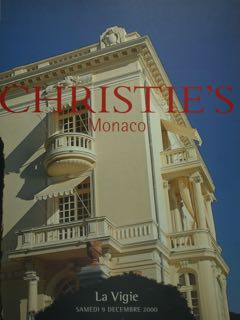 Mobilier et Objets d'Art provenant de la Villa la Vigie. …