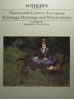 Nineteenth Century European Paintings, Drawings and Watercolours. London, Wednesday 19th …