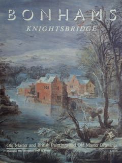 Old Master and British Paintings and Old Master Drawings. Thursday, …