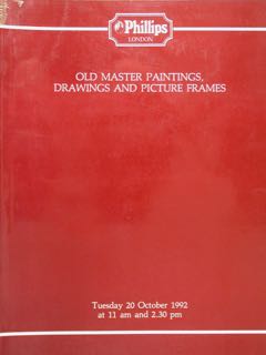 Old Master Paintings, Drawings and Picture Frames. London, Tuesday 20 …