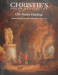Old Master Paintings. South Kensington. London, Thursday, September 26th, 1996.