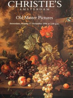 Old Master Pictures. Amsterdam, Monday 11 November 1996.