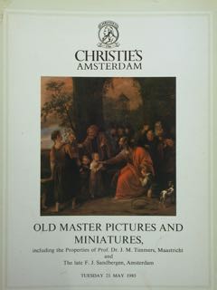 OLD MASTER PICTURES AND MINIATURES, including the Properties of Prof. …